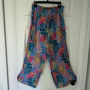 Tropical Flowy Beach Pants